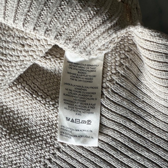 Free People Easy Street Crop Pullover Women’s XL Oatmeal Slouchy Sweater Boho - Picture 9 of 11